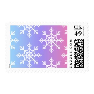 Ombr&#233; Snowflake Pattern Stamp
