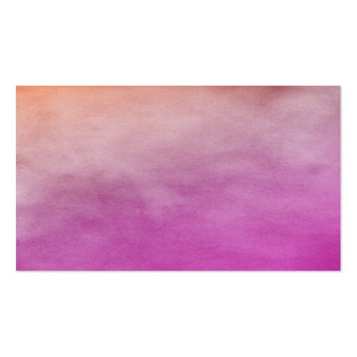 Ombre Watercolor Business Card (back side)