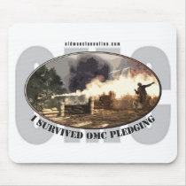 OMC "I Survived OMC Pledging" mousepads