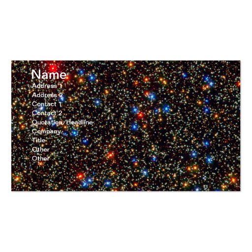 Omega Centauri giant star cluster Business Card
