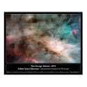 Omega Nebula M17 Hubble Telescope Photo posters
