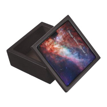 Omega Nebula, Messier 17 - Treasures and Trinkets Premium Jewelry Boxes