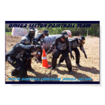 Omega Sector Paintball Team posters
