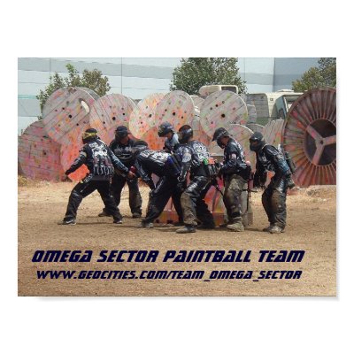 OMEGA SECTOR PAINTBALL TEAM POSTERS by eugeneblee