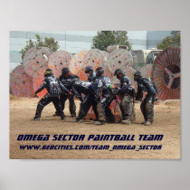 OMEGA SECTOR PAINTBALL TEAM POSTERS