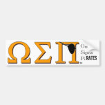Omega Sigma Pi(rates) Bumper Sticker bumper stickers