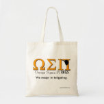 Omega Sigma Pi(rates) Tote Bag bags