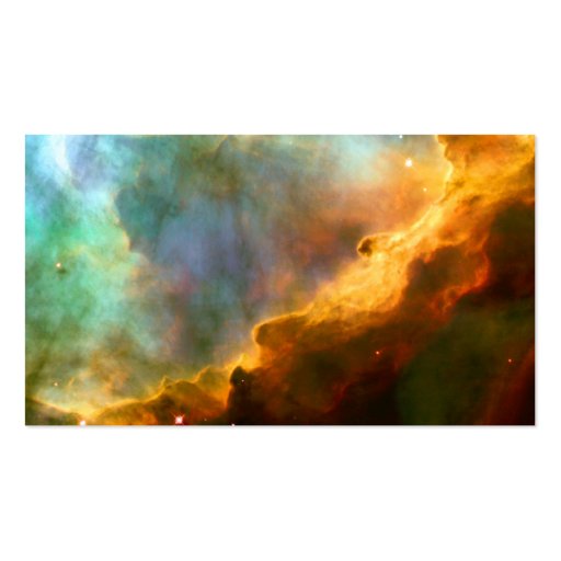 Omega / Swan Nebula Hubble Space Business Cards (front side)