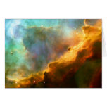 Omega Swan Nebula Hubble Space Greeting Card