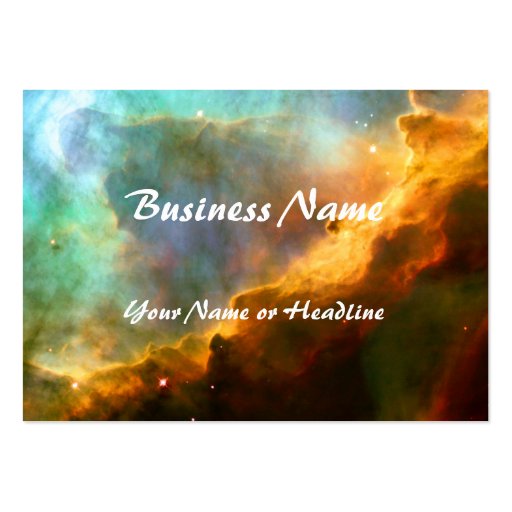 Omega / Swan Nebula (Hubble Telescope) Business Card Templates