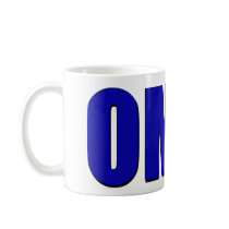 OMG! blue Mug
