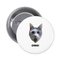 OMG CAT! (what has he seen?) buttons