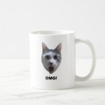 OMG CAT! (what has he seen?) mugs