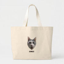 OMG CAT! (what has he seen?) bags
