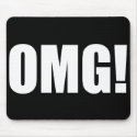 OMG! (dark) mousepad