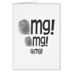 omg fingerprint text cards