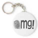 omg fingerprint text keychains