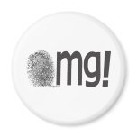 omg fingerprint text magnets