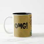 OMG! Funny Comic Girl Saying Coffee Cup Coffee Mug