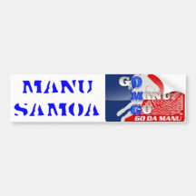 OMG - Go Manu Go Bumper Sticker