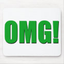 OMG green mousepad