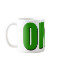 OMG green mug