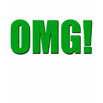 OMG green t-shirts