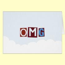 OMG greeting card cards