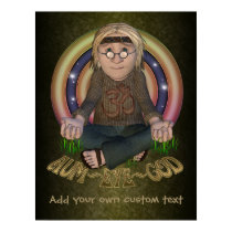 OMG Hippy Personalized Poster