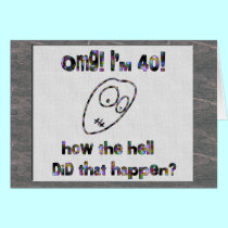OMG! I'm Forty cards