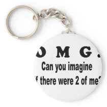 omg imagine 2of me keychain