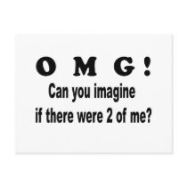 omg imagine 2of me postcards