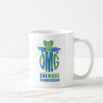 OMG logo color, Save the MountainGorilla mugs