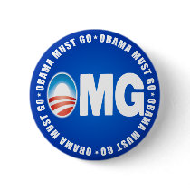 OMG Obama Must Go - Anti Obama 2012 Pins