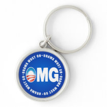 OMG Obama Must Go - Anti Obama 2012 Key Chain