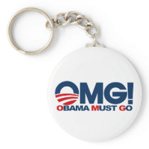 OMG! Obama Must Go Key Chains