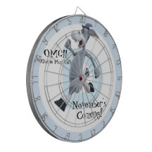 OMG - Obama Must Go - Novembers Coming Dart Board