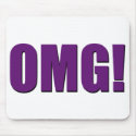 OMG! purple mousepad