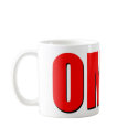 OMG! red mug