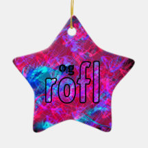 OMG! rofl Christmas Ornament