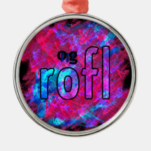 OMG! rofl Christmas Tree Ornaments