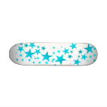 OMG STARS!!! TURQ/WHT skateboards