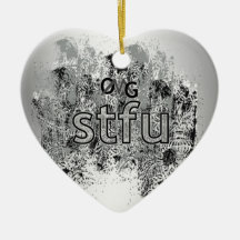 OMG! stfu Christmas Ornaments