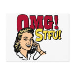 OMG STFU POST CARDS