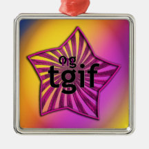 OMG! tgif Christmas Tree Ornaments