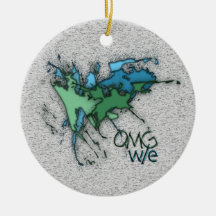 OMG! w/e Christmas Ornament