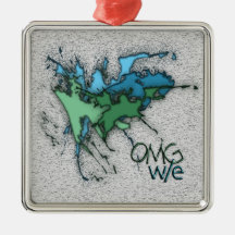 OMG! w/e Christmas Tree Ornament