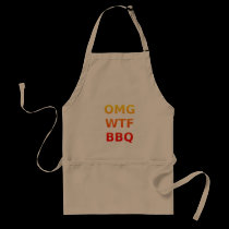 OMG WTF BBQ Apron