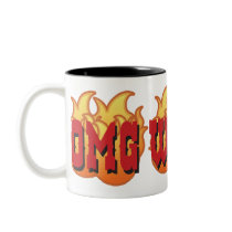 OMG WTF BBQ COFFEE MUGS