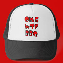 OMG WTF BBQ hats